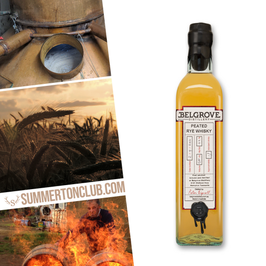 Belgrove Distillery Peated Rye Whisky
