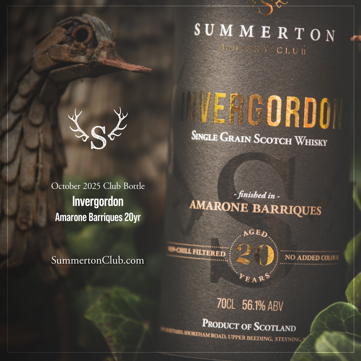 Invergordon 20 Year Old Single Grain Scotch Whisky