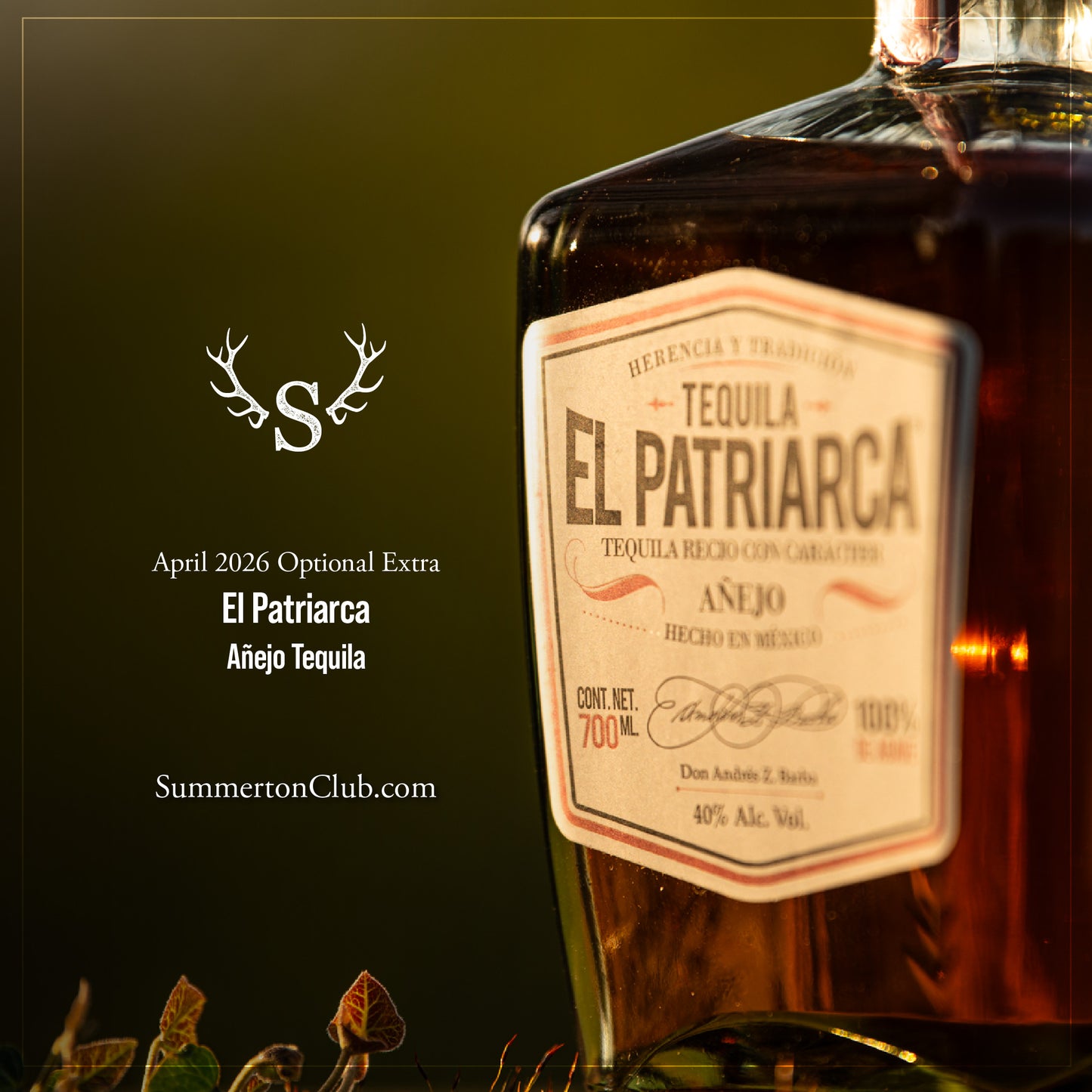El Patriarca Añejo Tequila