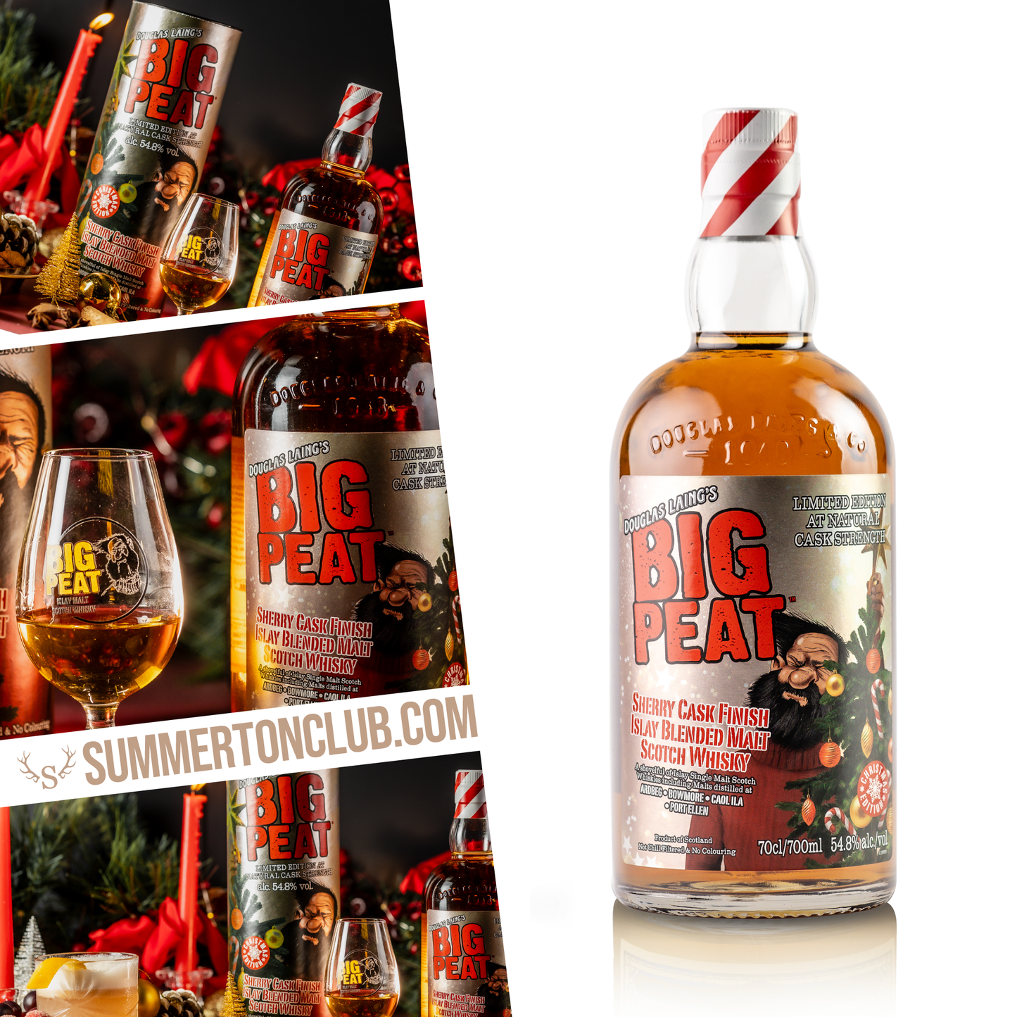 Douglas Laing Big Peat Christmas 2023 Sherry Finish Cask Strength Blended Malt Whisky