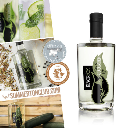 Black Fox Distillery Cucumber Gin #7 (70cl)